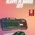 RGB осветлен гейминг тастатура Q тастатура со глувче подарок