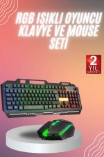 RGB осветлен гейминг тастатура Q тастатура со глувче подарок