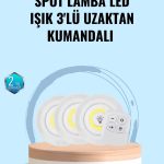 Безжични LED Spot Светилки со Далечинско Управување за Дом, Офис или Камп