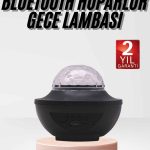 Мулти-боен проектор ламба диско топка ноќна ламба безжична
