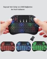 LED Клавијатура со Осветлување – Touchpad, Нумерички Клавиши и Мултимедијални Брзи Копчиња - Image 4