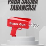 Пушка за фрлање пари Долар автоматска црвена играчка