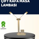 Прилагодлива LED маса ламба | Со интегриран држач за моливи и телефон