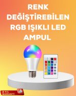 RGB Далечински Управуван LED Лампа 16 Бои A Квалитет 2025 Модел Оригинал