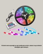Управувана RGB Смарт Лента LED Светло Флексибилно и Портативно Декорирање - Image 3