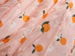 Ranforce Joyful Orange Постелни Комплет за Еден - Image 3