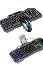 RGB осветлен гейминг тастатура Q тастатура со глувче подарок - Image 2