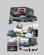 Full HD 1080P 3 Камера Автомобил DVR – Носител на ноќно гледање и G-сензор - Image 2