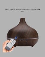 Уред за овлажнување на воздухот со LED светло и етерични масла - Image 2