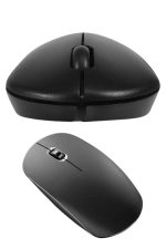 Црн Безжичен Миш Wireless Mouse Минималистички Дизајн - Image 2