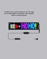 RGB LED Панел – Мулти-боен, со далечинско управување, USB поврзаност, паметна лампа со текст и GIF прикажување - Image 5