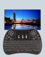 Светлосен Безжичен Мини Клавијатура – 2.4 GHz, Со Тач Миш Функција - Image 2