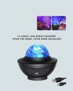 Bluetooth & USB Музички Плеер со Ночна Светилка – Опфат од 50 m², Далечинско Управување - Image 2