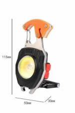 7 Модулска Мини LED Ламба Клучен Чувар USB Полнење за Кампување - Image 4