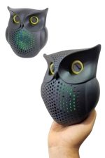 Црн Bluetooth звучник сова Bluetooth 5.0 поврзан - Image 3
