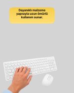 Безжичен Комплет Клавијатура и Миш - Ергономски, Тивок и Енергетски Ефикасен - Image 3