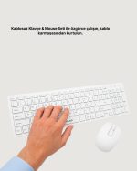 Безжичен сет на тастатура и глувче - Ергономски дизајн, тивка употреба, широка компатибилност - Image 3