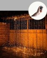 LED завеса со дизајн на водопад – Светла за свадби и посебни настани - Image 2