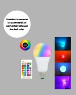 RGB Далечински Управуван LED Лампа 16 Бои A Квалитет 2025 Модел Оригинал - Image 3