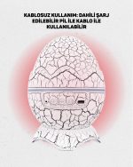 Проекторска Ночна Лампа со Дизајн на Јајце од Диносаурус - Image 4