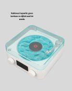 Декоративен ноќен звучник со Bluetooth – со екран за време и батерија - Image 3