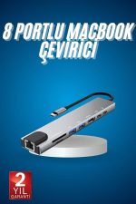 8 Портен Чоколад Macbook Соодветен Чоколадник Type-C конвертор TF SD картичка - Image 2