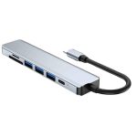 8 Портен Macbook Претворувач Type C Hub SD TF USB Мултипликатор Ethernet