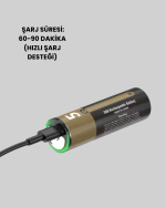 AA Литиумска Батерија со Брзо Полнење преку USB Type-C - Image 5