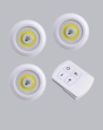 Комплет од 3 безжични LED рефлектори со далечинско управување - Image 4