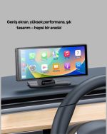Honda Civic, Jazz, HR-V, CR-V, Nissan Qashqai, Micra, Juke, Уклопив Кабелски CarPlay & Android Auto Мултимедија – Со Камера за Реверзирање - Image 4