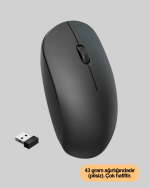 Безжичен Тивок Миш – Прилагодлив DPI и USB Поврзување - Image 5