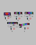 LED Табела за Продавница со USB Поддршка – Цветен RGB Лизгачки Пано - Image 5