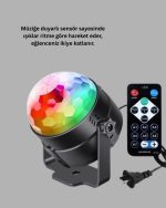 LED Диско Топка Сцена Парти Осветлување - Image 4