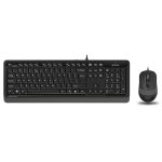 A4 TECH F1010 Q USB Сив MM КАБЛСКИ КЛАВИЈАТУРА МАУС СЕТ