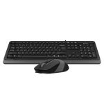 A4 TECH F1010 Q USB Сив MM КАБЛСКИ КЛАВИЈАТУРА МАУС СЕТ - Image 2