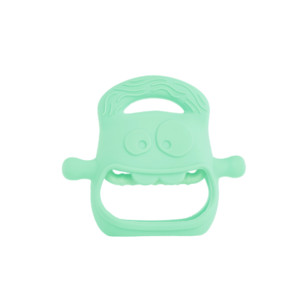 acik-yesil-bebek-silikon-di-27123_1.jpg Светло Зелена Силиконска Дентална Играчка - Image 1