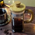 Дрвен Детален 350 мл Стаклен French Press
