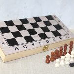Дрвена Кутија Шах и Табла Комплет Модел 2