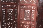 Дрвен парван во боја на махагони - Image 2