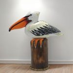 Дрвен Пеликано 45 см