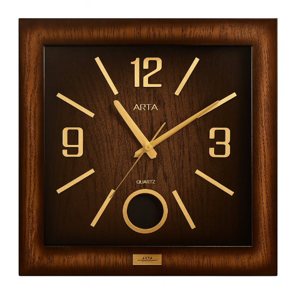 ahsap-tasarimli-duvar-saati-27138_1.jpg Дрвен ѕиден часовник - Image 1