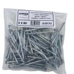 Akdeniz 5X80 Канализирани Челични Клинци, 100 парчиња