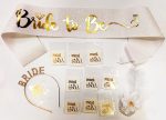 Златна боја Bride парти сет од 13 парчиња
