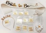 Златна боја Bride парти сет од 13 парчиња - Image 2