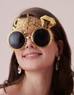 Златна боја Bride To Be напишани очила за невеста