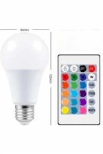 Амбиентно осветлување RGB LED ламба со далечинско управување - Image 5