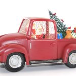 Автомобил Дизајн Светлосен Музички Божиќен Снежен Кугла