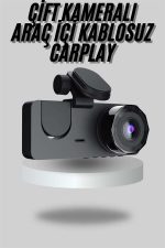 Камера за внатрешност на возило со 3 леќи DVR камера - Image 2