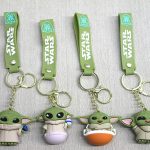 Baby Yoda Силиконски Клучен Прстен