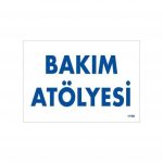 Предупредувачка Табла за Работилница за Одржување 17,5x25 KОД:1700
